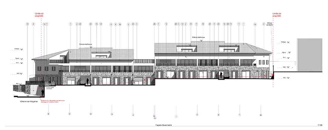 Plan facade Ambre ste maxime