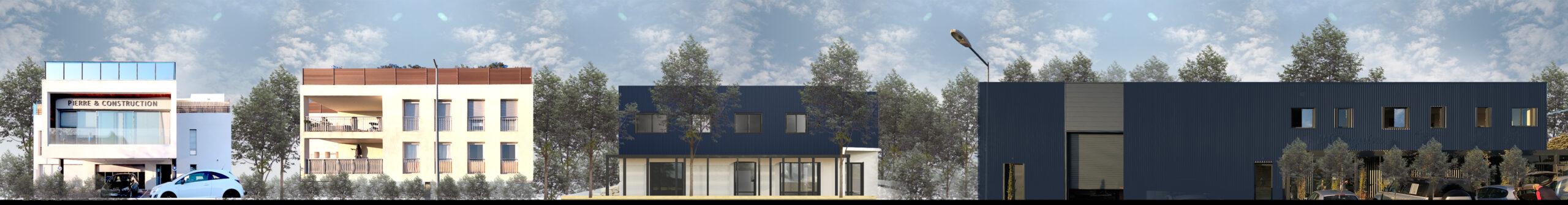 Plan facade bureaux Eguilles